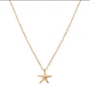 Starfish Necklace in Gold